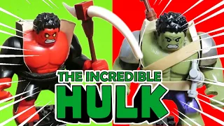 Lego Hulk Survival Customs (Hulk, Red Hulk, She Hulk Betty Ross, The Leader, and the Abomination)