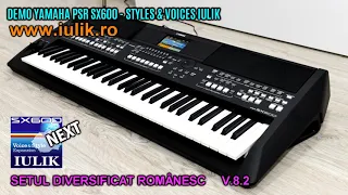 DEMO YAMAHA PSR SX600 COLAJ