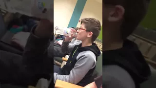 chernobyl survivor goes crazy at school and yells at the top of lungs