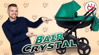 Bair Crystal коляска 2 в 1. Видео обзор детская коляска Баир Кристал alisa-ua.com