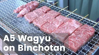 How to Grill Wagyu on the Konro Grill with Binchotan - Konro Grill Testing with Hwoo Bonus Tutorial