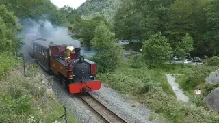 Russell on the Welsh Highland Railway - 2019