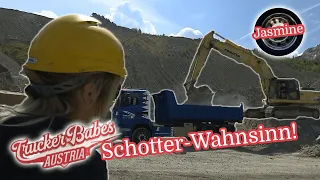 Bagger-Transport und Schotter-Wahnsinn! 😲 | Trucker Babes Austria | ATV