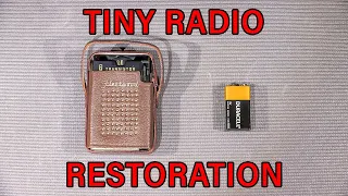 Tiny Radio Restoration With Detailed Procedure!