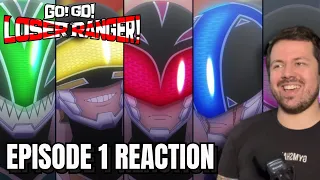 Go Go Loser Ranger Episode 1 REACTION!! | "We Are Justice! The Dragon Keepers!"