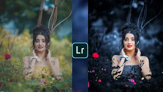 Lightroom realistic dark effect photo editing tutorial | lightroom background colour change preset