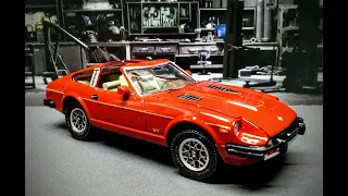 1981 Datsun 280 ZX Turbo 1/25 Scale Model Kit Build How To Assemble Paint Dashboard AMT 1372