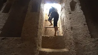 Two Girls Build Secret Hidden Tunnel Underground