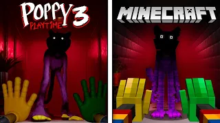 Hice Poppy Playtime 3 en Minecraft!