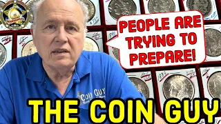 "People are buying all my silver!" Coin Shop Owner Interview!