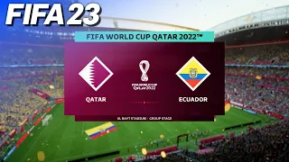 FIFA 23 - Qatar vs. Ecuador | 2022 FIFA World Cup