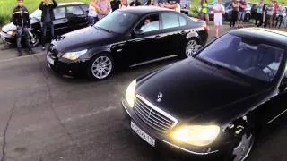 BMW 5-series E60 vs MB s-class W220 / Nice-Car.Ru