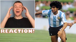 THE REAL GOAT? Gen Zer Reacts To Diego Maradona For The First Time!