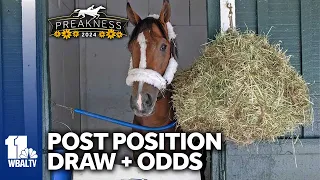Post position draw for 2024 Preakness