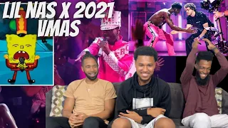 🔥TURNT!!! Lil Nas X ft. Jack Harlow Perform "Industry Baby" & "Montero" | 2021 VMAs | MTV | REACTION