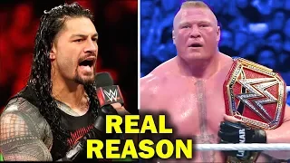 Shocking Reasons Why Brock Lesnar No-Showed RAW - WrestleMania 34 Match Cancelled?