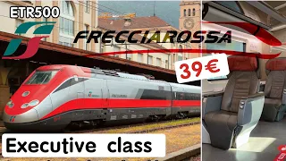 CHEAPEST luxury first class on bullet train | Frecciarossa executive class review | Rome to Florence