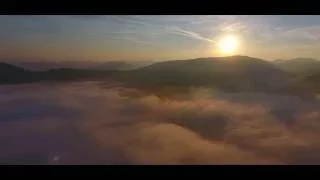 Aerial Shots -Sunrise Vyhne, Slovakia (phantom 4)