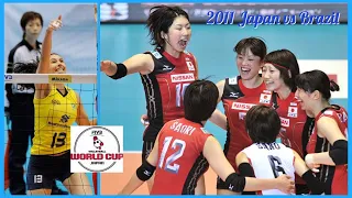 【HD】2011 🇯🇵 Japan vs Brazil 🇧🇷 🏐 Women Volleyball 🏐 FIVB World Cup