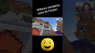 Willyrex vandaliza casa de Fargan en Karmaland. #minecraft #karmaland #willyrex #Fargan #vegetta777