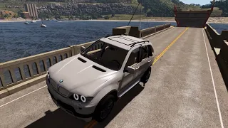 Cars vs Bridge 5 BeamNG Drive