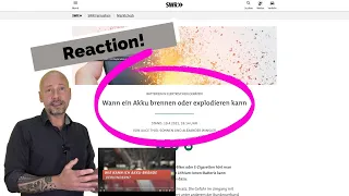 Reaction - Wann ein Akku brennen oder explodieren kann