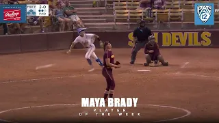 UCLA's Maya Brady named Pac-12 Player of the Week, presented by Rawlings