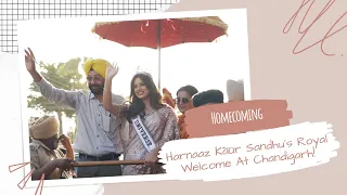 Take A Peek At Miss Universe 2021 Harnaaz Kaur Sandhu’s Homecoming Parade