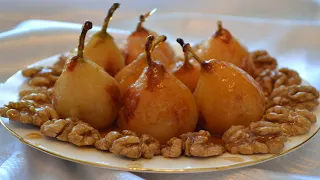 Томленые ГРУШИ в карамели с ОРЕХАМИ ИЗЫСКАННЫЙ ДЕСЕРТ / DESSERT PEARS in Caramel with NUTS GORGEOUS