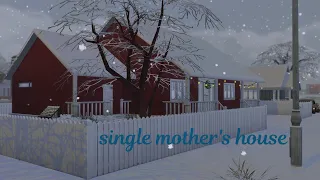 Дом матери одиночки Симс 4/Single mother's house Sims 4/Строительство/ NO CC