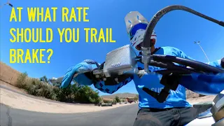 At What Rate Should You Trail Brake???