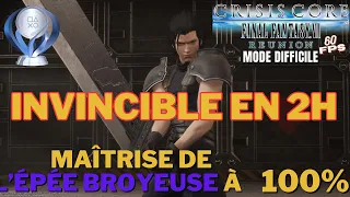 Crisis Core : Final Fantasy VII Reunion - Maîtrise de l'épée Broyeuse à 100% (ULTRA RAPIDEMENT)