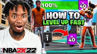 HOW TO REP UP FAST IN NBA 2K22 NEXT GEN! FASTEST METHODS TO HIT LEVEL 40 in A FEW DAYS!