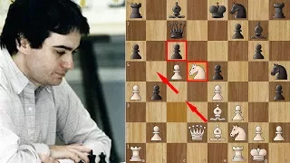 White Sacrifices ALL of his Pieces! The Immortal Sacrifice Game