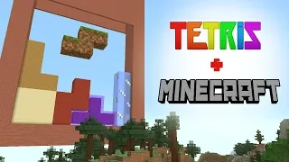 TETRIS in MINECRAFT  (Stop Motion)