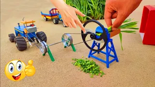 Diy mini chaff cutter machine part 5 | diy mini tractor science project| @TopKeepVilla  @KeepVilla