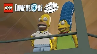 LEGO Dimensions The Simpson Level Pack - Full Gameplay!