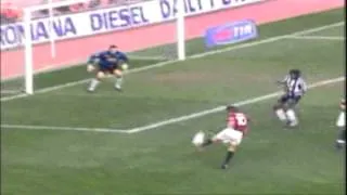 Serie A 2000-2001, day 10 Roma - Udinese 2-1 (Batistuta, Totti, Muzzi)
