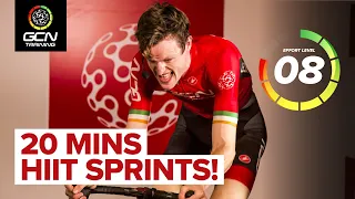 Short 20 Minute Sprint Blitz! Indoor Cycling HIIT Workout