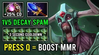 How to Boost MMR in 7.33d By Spamming Q Skill on Undying -3 Second Cooldown Decay Dota 2