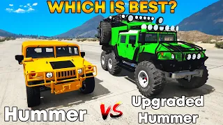 GTA 5 ONLINE : HUMMER VS UPGRADED HUMMER (WHICH IS BEST?) | (ROCKSTAR GAMES)