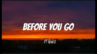 Before you go-Lewis Capaldi lyrics🎶                  (jose Audisio cover)