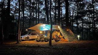 Solo Car Camping | Carantes Ancestral Forest | Baguio City | Hyundai Kona | Cold weather | Relax