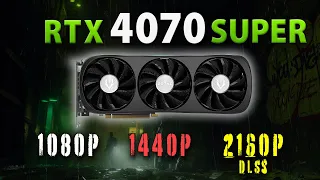 RTX 4070 SUPER - Test in 15 Games | 1080p, 1440p, 4K + DLSS