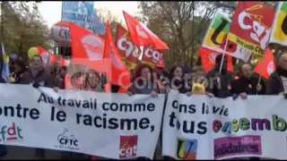 FRANCE:ANTI-RACISM PROTESTS-SIGNS AND MARCHINGE