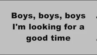 Sabrina - Boys boys boys (Lyrics on Screen)