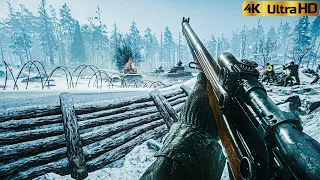 Battle of the Bulge | Realistic Ultra High Graphics Gameplay [4K 60FPS UHD] Call of Duty: WWII