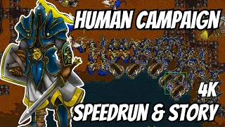 Warcraft 2: Human Full Campaign - Speedrun and Story (Gameplay / Walkthrough / Longplay )