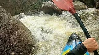 Kayaking the Spout on the Green River Narrows