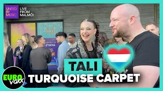 🇱🇺 TALI - FIGHTER (TURQUOISE CARPET INTERVIEW) // LUXEMBOURG EUROVISION 2024